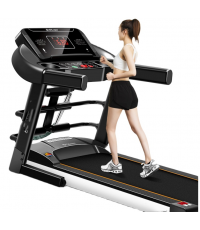 Source factory spot household walking machine cross-border fitness equipment folding color screen electric treadmill