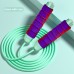 Professional Adjustable Fitness Exercise Bearing Heavy Anti Slip Skipping Sponge Weighted Cordless Jump Rope
