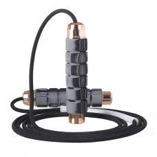 Professional Bearing Skipping Rope Weighted Adjustable Length Nylon Jump Rope for Fitness Long Handle Jump Rope