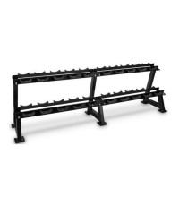 Buy Home Dumbbell Fitness Rack Unique Design Hot Selling Fitness Black Two Tier Dumbbell Kettlebell Rack