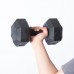 hot selling new hexagonal dumbbell set men football heavy household fitness equipment plastic dumbbell