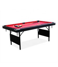 High Quality MDF Material 6FT Foldable Economic Pool Billiard table for Kids/ Family Games Entertainment